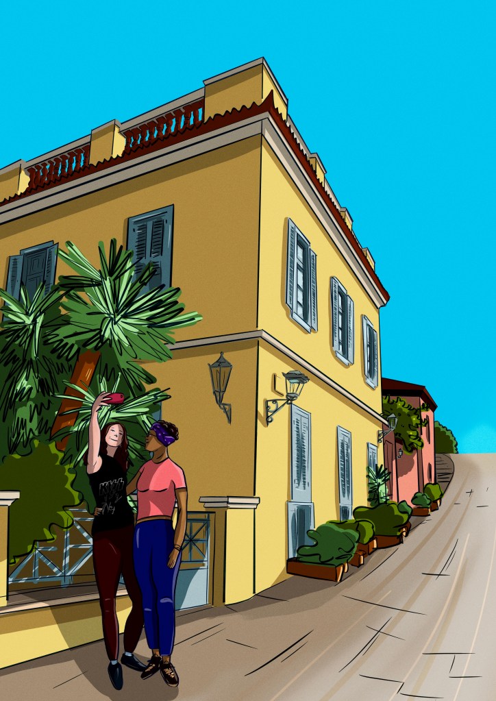 Selfie dans la Plaka